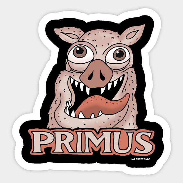 PRIMUS "Pork Soda" Sticker by NJ Creepshow